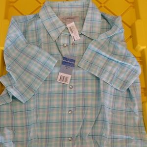 Wrangler Blues short sleeve button up shirt